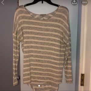 Charlotte Russe Long Sleeve Striped Shirt